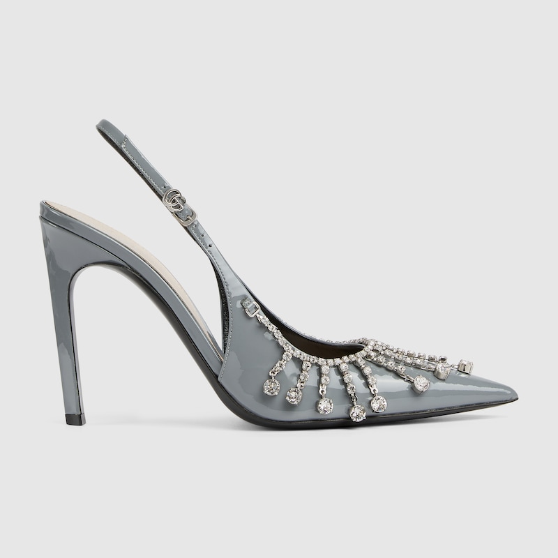 Women’s pump with crystal chain - Image 3